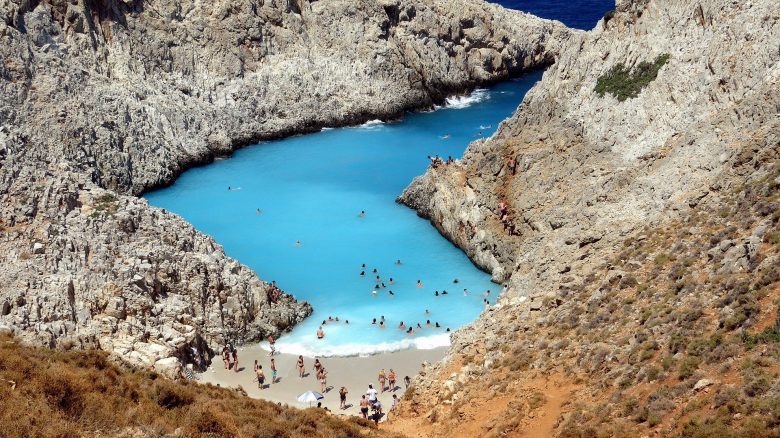 seitan limania beach in crete_