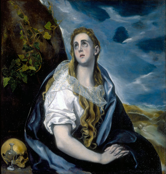 The Repentant Magdalene - el greco