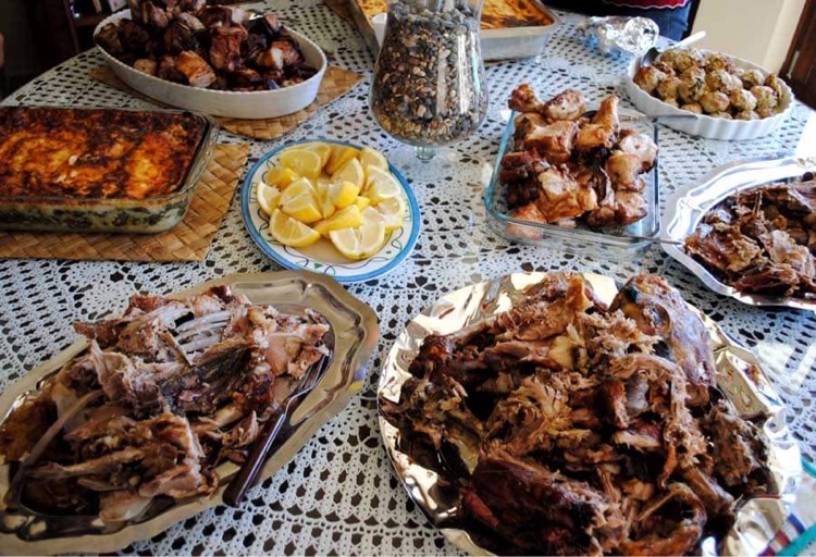 easter table - greek orthodox easter