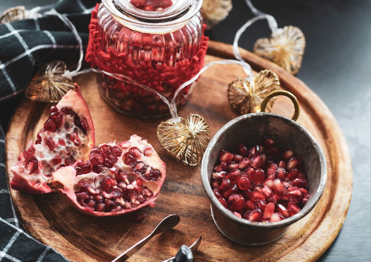 pomegranate holiday fruit