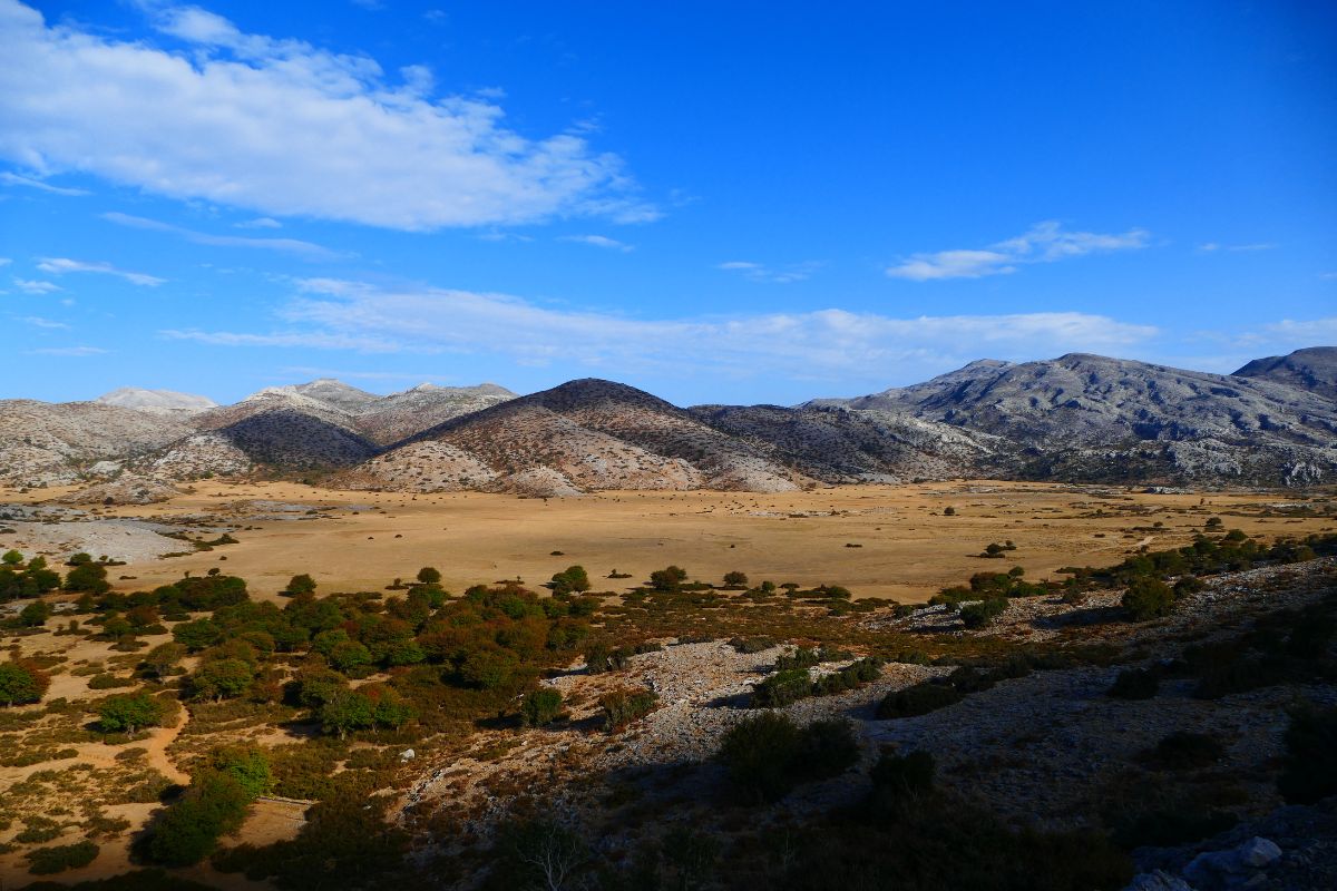 Nida Plateau on Psiloritis Crete (Mount Ida), a high-altitude landscape and popular starting point for hikes.