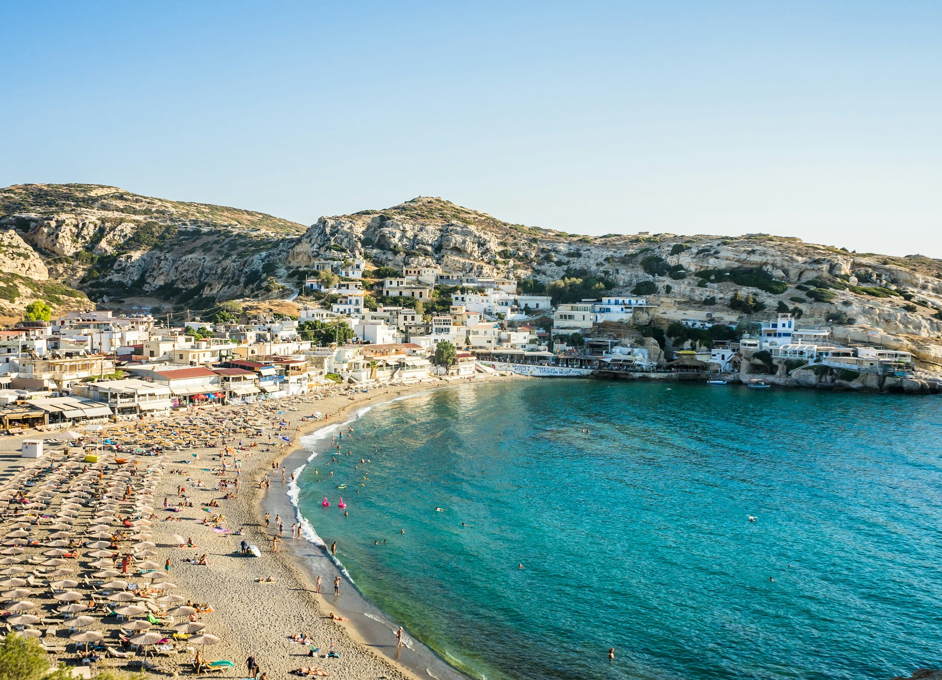 matala beach crete