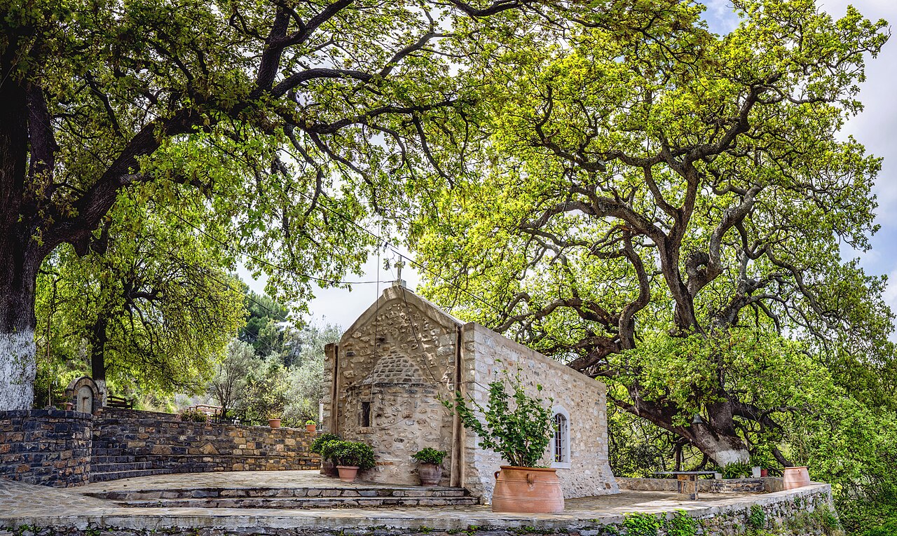 Panagia Keragoniotissa monastery near Latsida in Lasithi, Crete