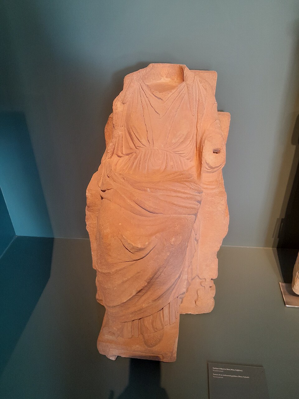 Marble statue of seated Rhea-Cybele from Eleusis, Greece