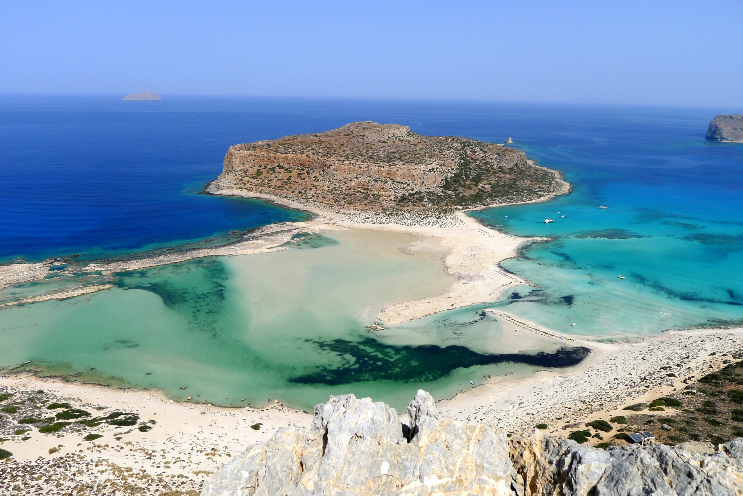 balos lagoon beach crete