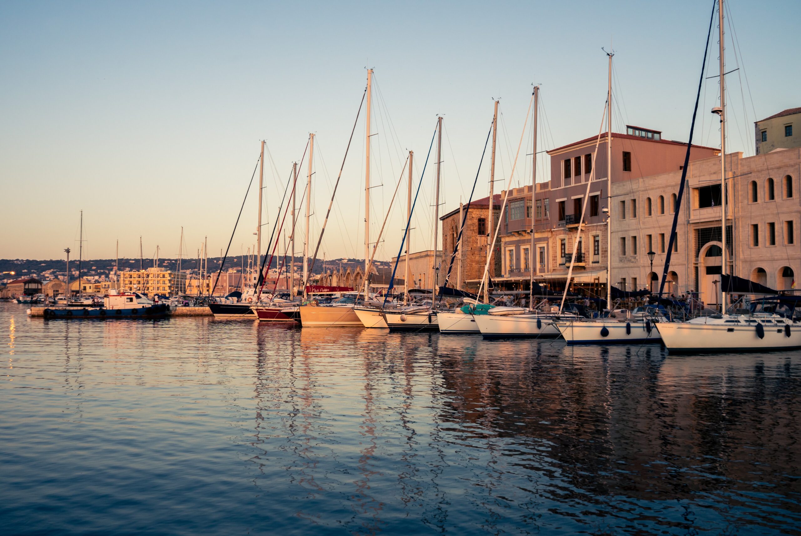 Port, Boats, Chania