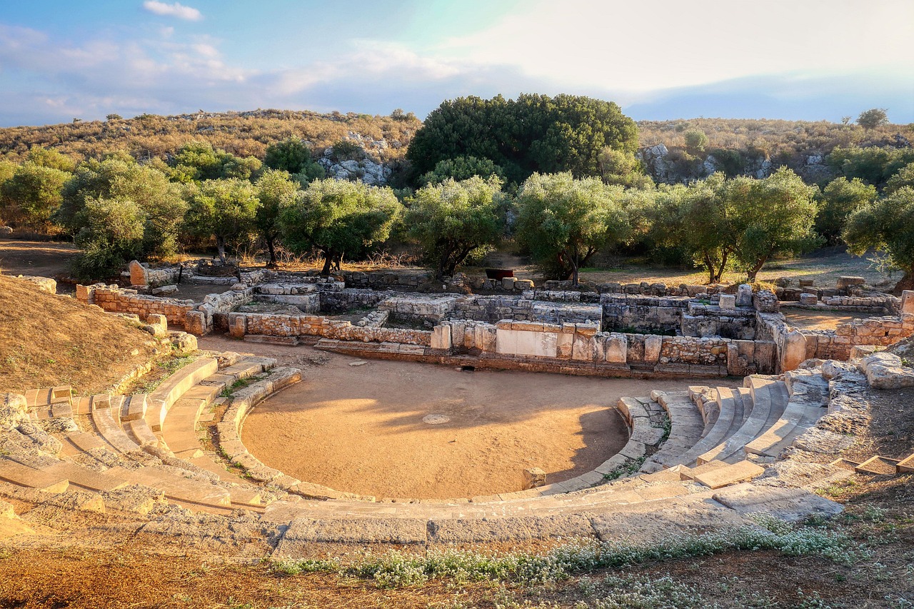 crete ancient theater site