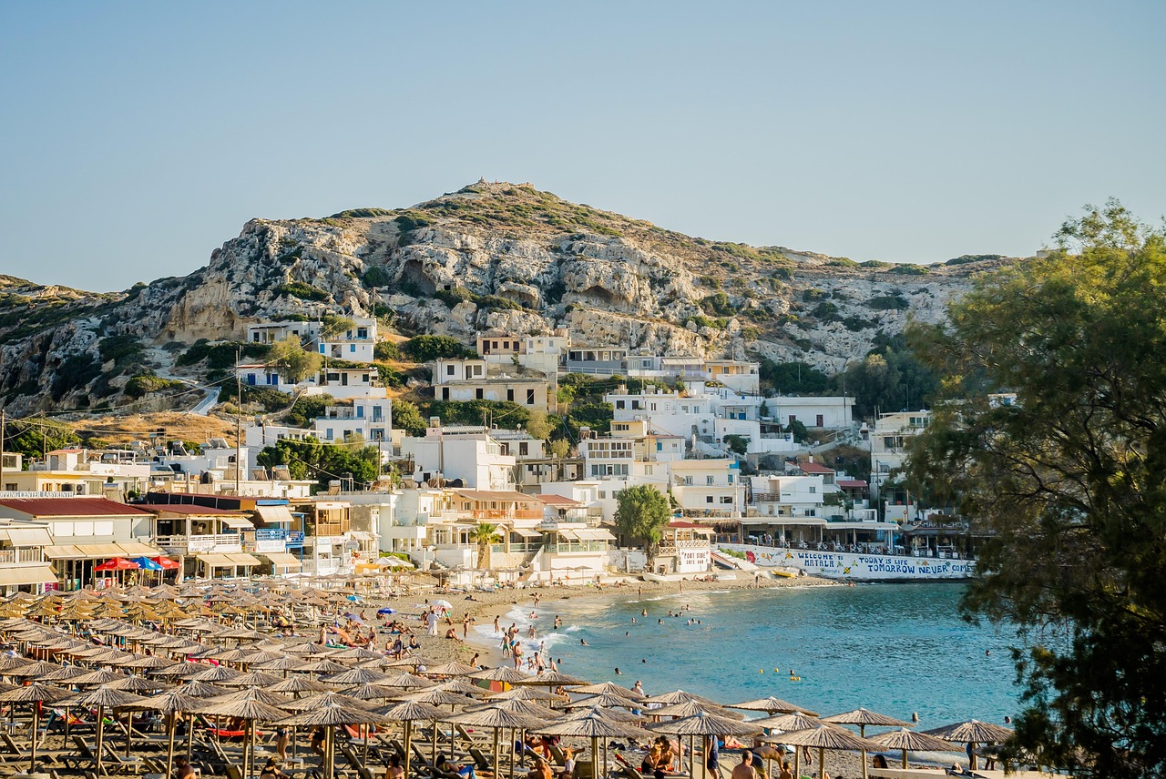 Beach, Nature, Matala