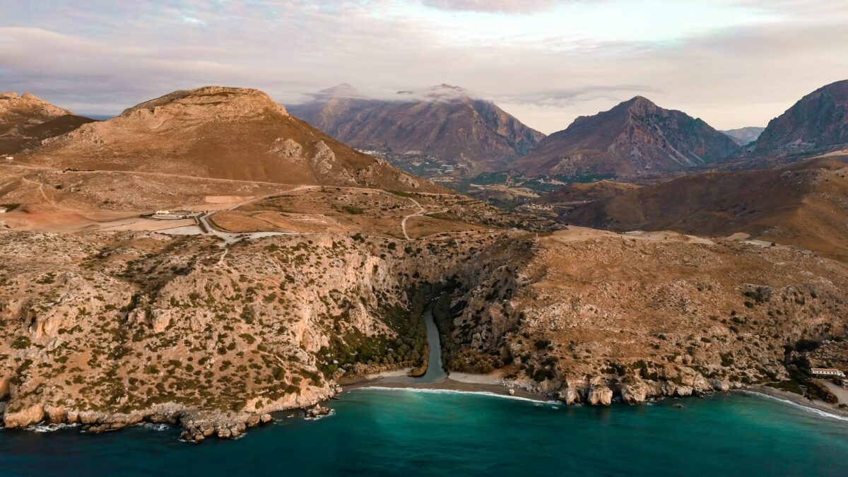 Preveli beach, Crete in October